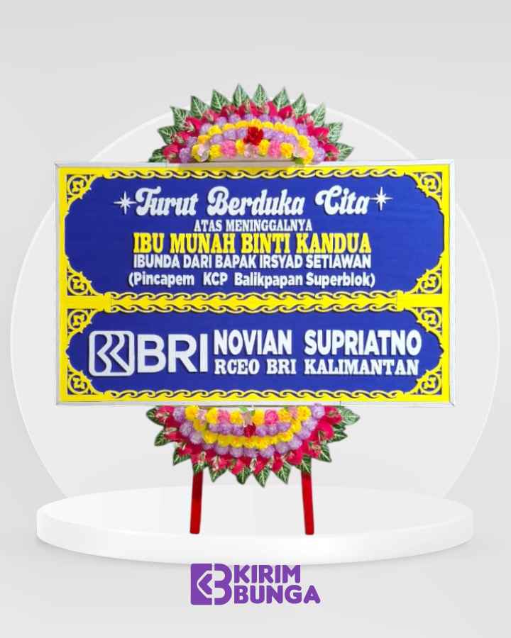 Papan Bunga Bukittinggi - Agam - Duka Cita - BKT003