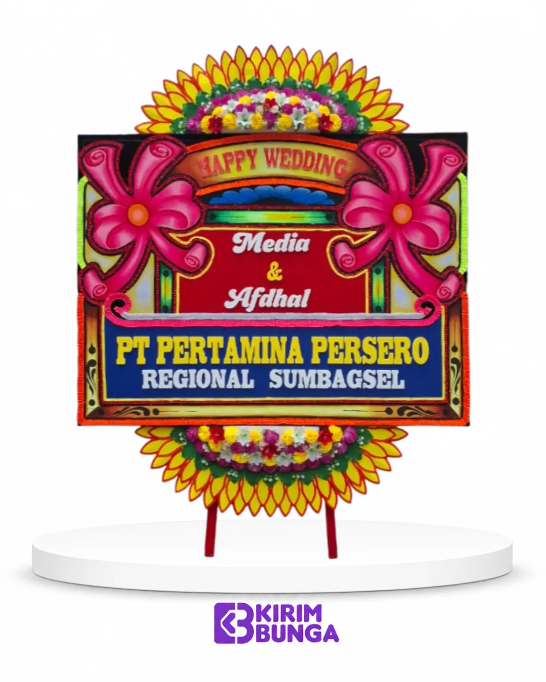 Karangan Bunga Bukittinggi - Wedding 01