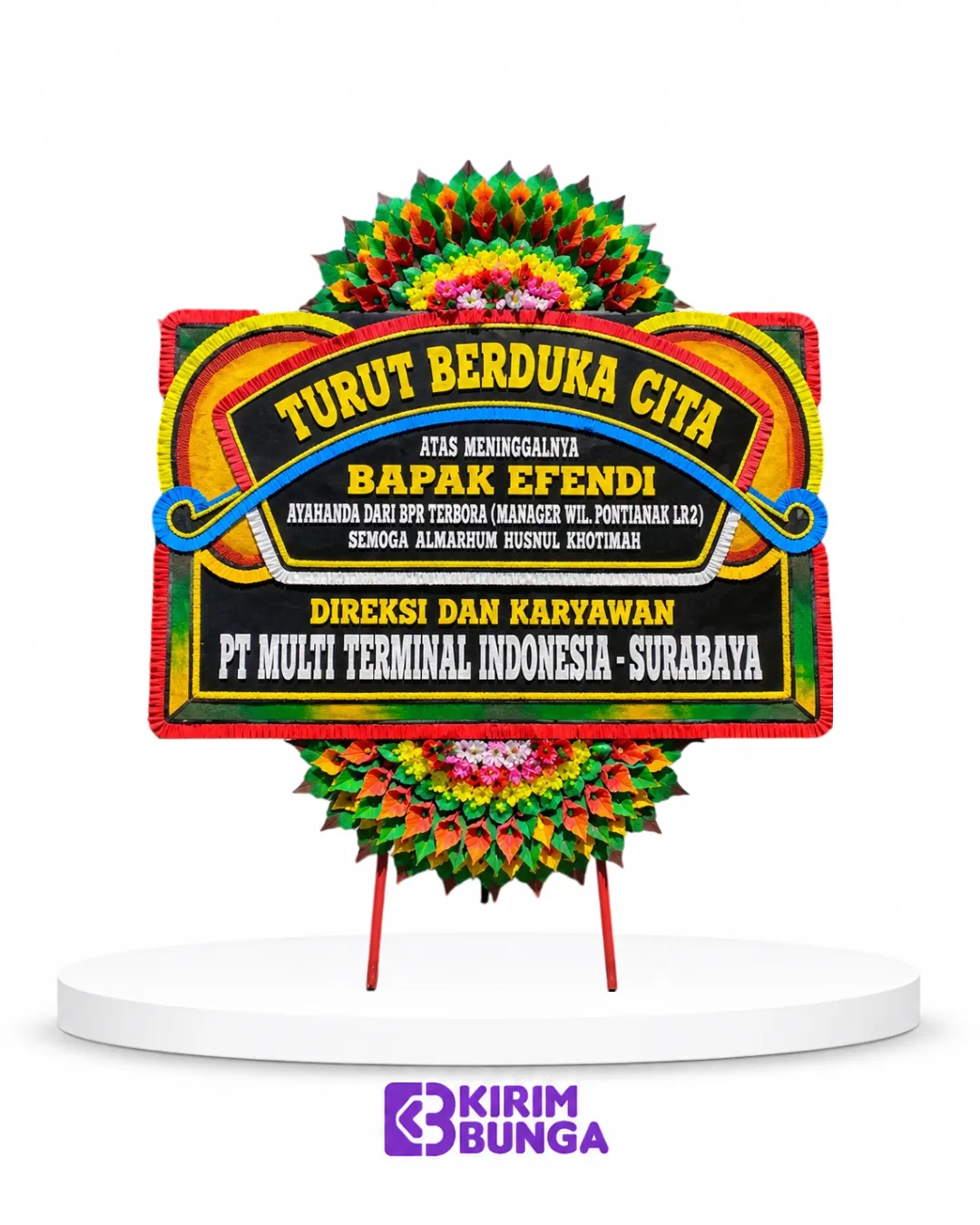 KARANGAN BUNGA PADANG - DUKA CITA 04
