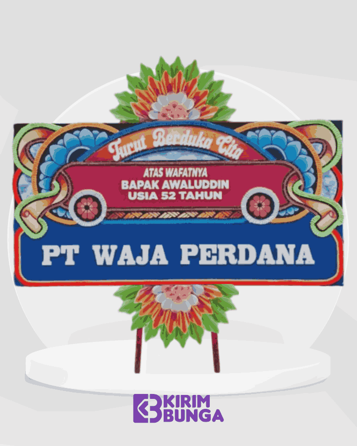 Papan Bunga Bukittinggi - Agam - Duka Cita - BKT006