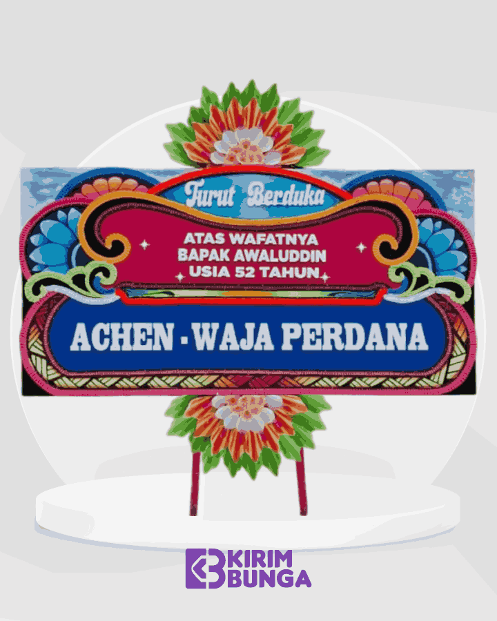 Papan Bunga Bukittinggi - Agam - Duka Cita - BKT007